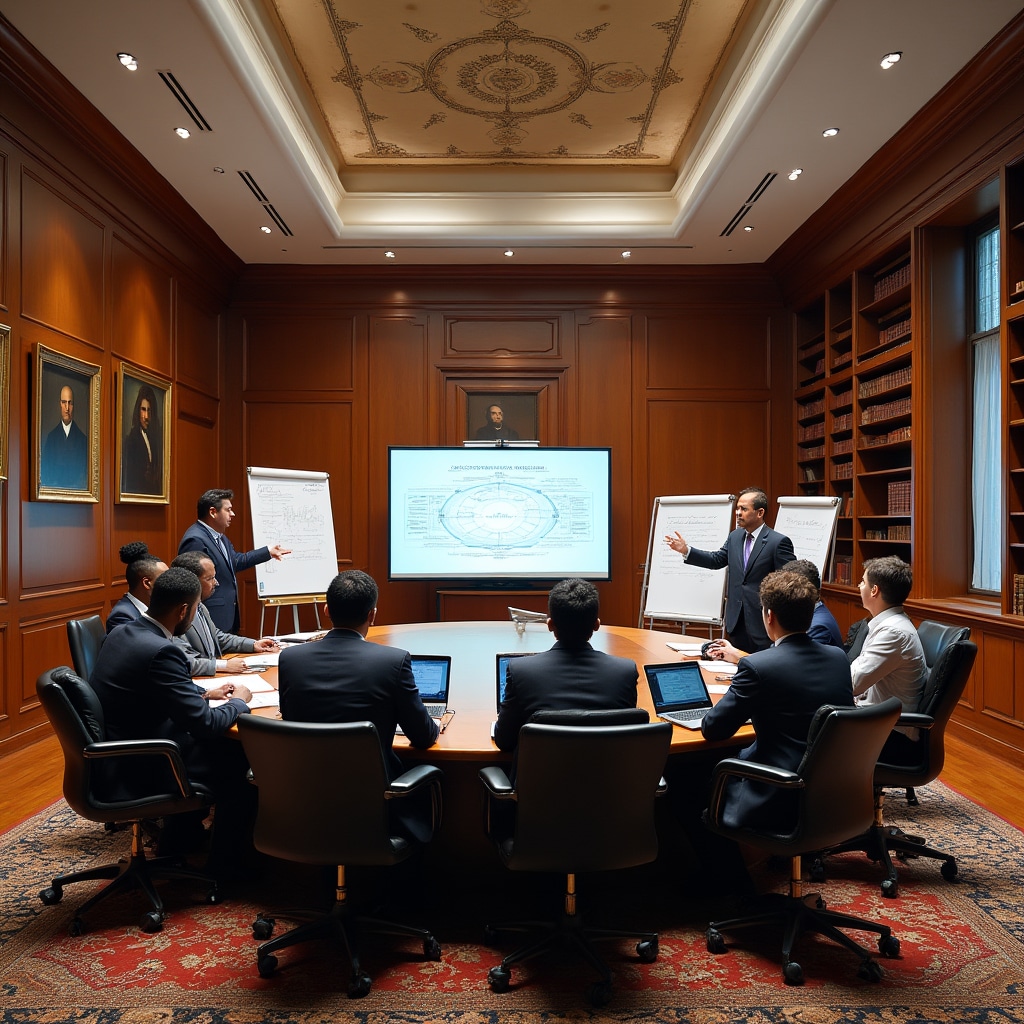 Multi-day intensive workshop with participants engaged in varied writing exercises